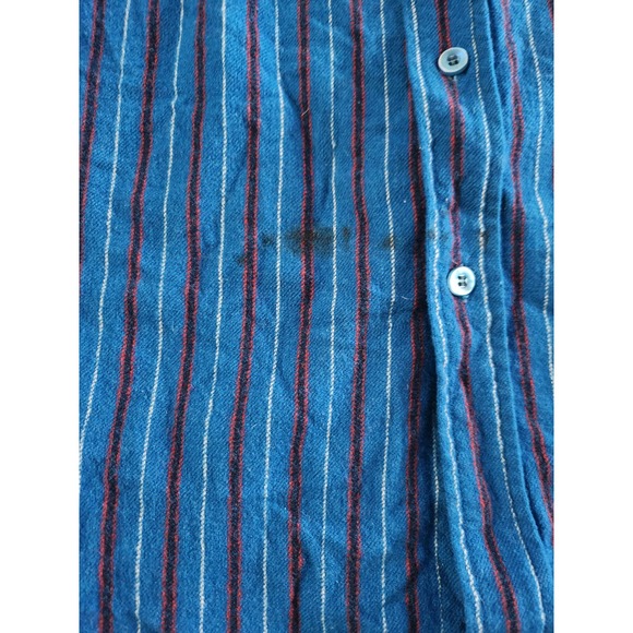 Pendleton Men's Striped 100% Wool Long Sleeve Button UP M - Picture 4 of 7